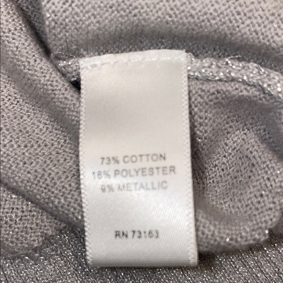 Cable & Gauge Shimmering Silver Sweater - Picture 4 of 8